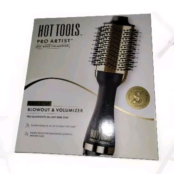 Hot Tools One-Step Blowout Hair Styler Volumizer Air Brush Dryer Straightener - Picture 1 of 6
